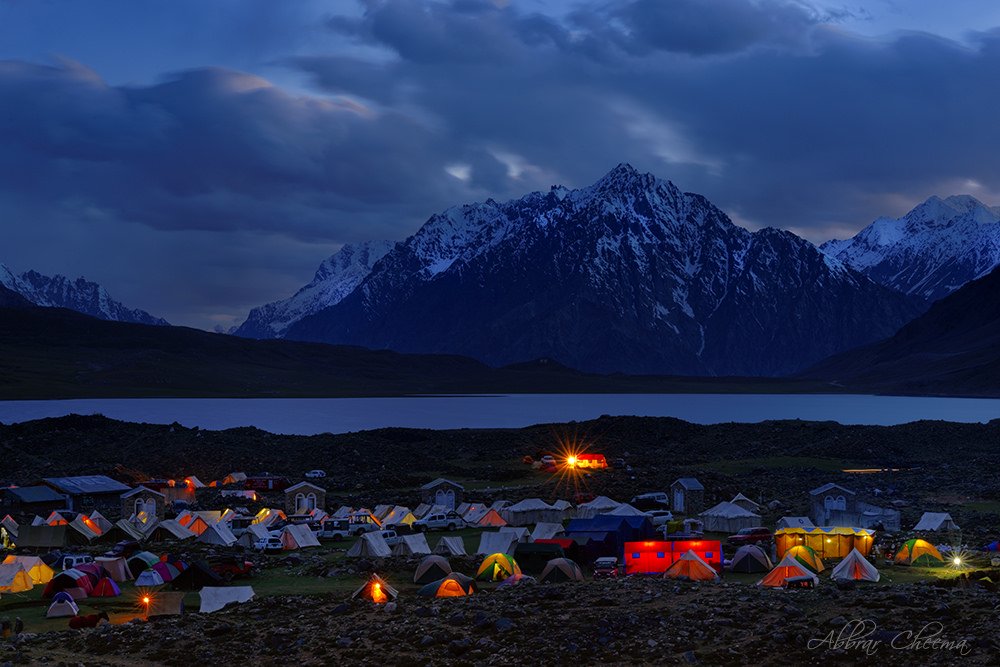 Camping at Shandur Top